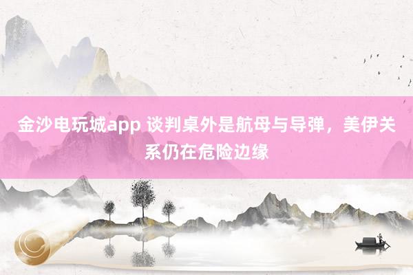 金沙电玩城app 谈判桌外是航母与导弹，美伊关系仍在危险边缘